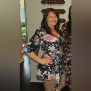 BlackMilk Koson Flowers Kimono Playsuit